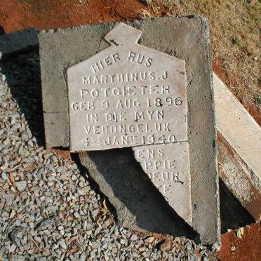 POTGIETER Marthinus J. 1896-1940