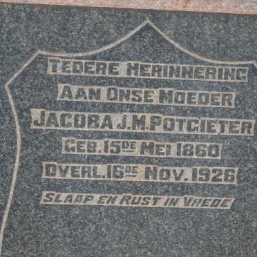 POTGIETER Jacoba J.M. 1860-1926