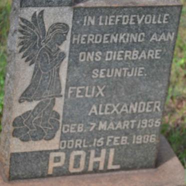 POHL Felix Alexander 1935-1936