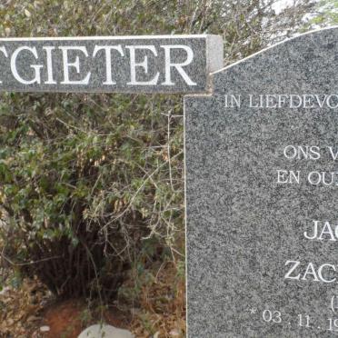 POTGIETER Jacobus Zacharias 1922-
