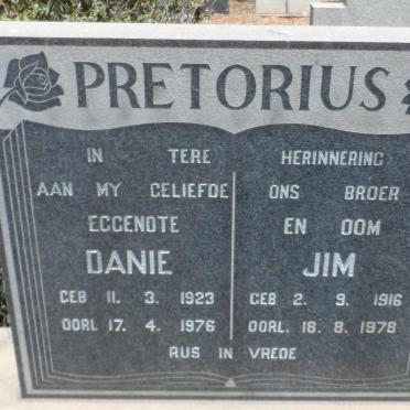 PRETORIUS Jim 1916-1978 :: PRETORIUS Danie 1923-1976