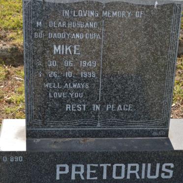PRETORIUS Mike 1949-1998