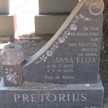PRETORIUS Anna Eliza 1909-1976