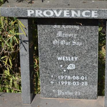 PROVENCE Wesley 1978-1998