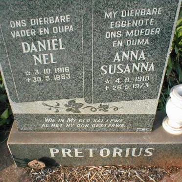 PRETORIUS Daniël Nel 1916-1983 &amp; Anna Susanna 1910-1973