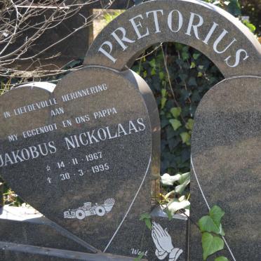 PRETORIUS Jakobus Nickolaas 1967-1995