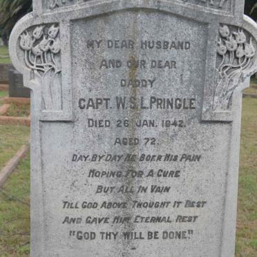 PRINGLE W.S.L. -1942
