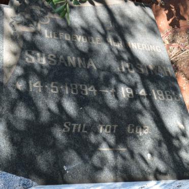 PREEZ Susanna Josinah, du 1894-1963