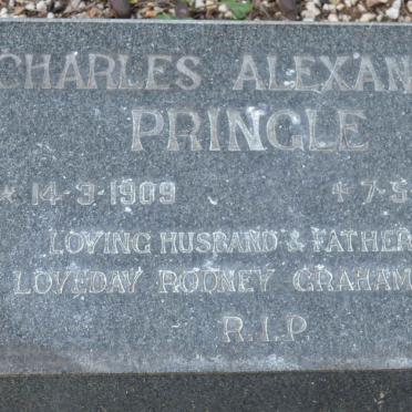 PRINGLE Winnie V. 1900-1932 :: PRINGLE Charles Alexander 1909-1974