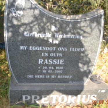 PRETORIUS Rassie 1930-2002