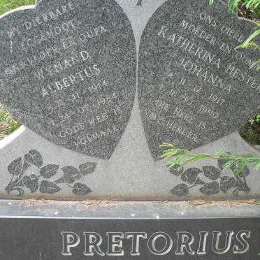 PRETORIUS Wynand Albertus 1914-1984 &amp; Katherina Hester Johanna 1917-1990