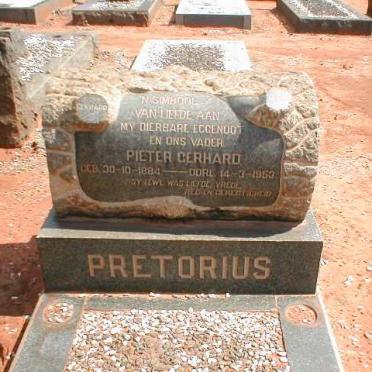 PRETORIUS Pieter Gerhard 1884-1953