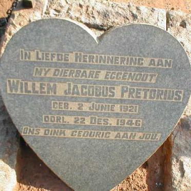 PRETORIUS Willem Jacobus 1921-1946