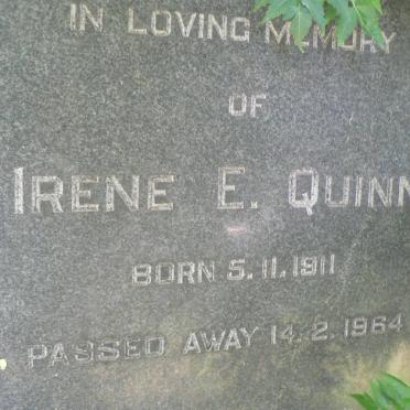 QUINN Irene E. 1911-1964