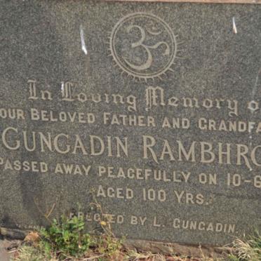 RAMBHROSS Gungadin -1953