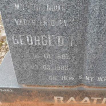 RAATH George D.T. 1900-1983
