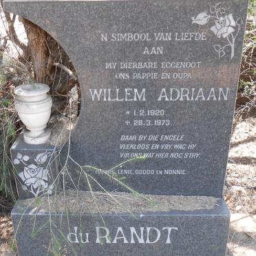 RANDT Willem Adriaan, du 1920-1973