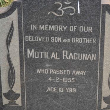 RAGUNAN Motilal -1955
