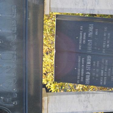 RANDALL Ronald Steward 1941-1996 &amp; Louisa Jacoba 1946-