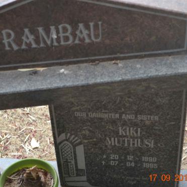 RAMBAU Kiki Muthusi 1990-1995