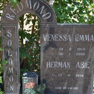 REDMOND Herman Abie 1934- :: REDMOND Venessa Emma 1968-2000