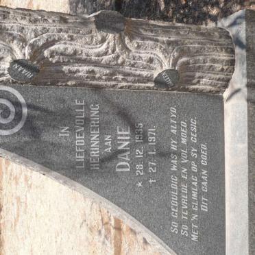 RENSBURG Danie, van 1935-1971