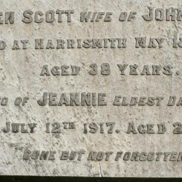REITH Helen Scott -1909 :: REITH Jeannie -1917
