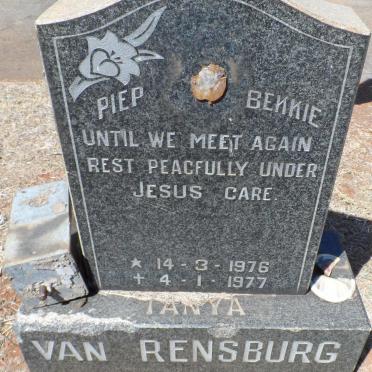 RENSBURG Tanya, van 1976-1977
