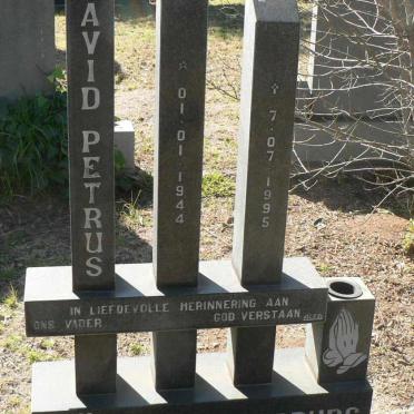 RENSBURG David Petrus, Janse van 1944-1995