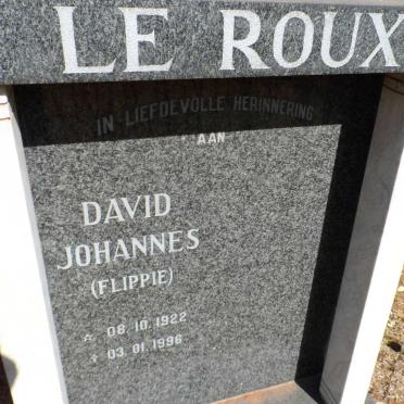 ROUX David Johannes, le 1922-1996