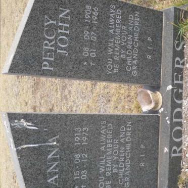 RODGERS Percy John 1908-1966 &amp; Anna 1913-1973