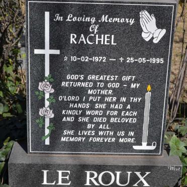 ROUX Rachel, le 1972-1995