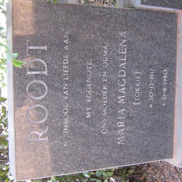 ROODT Maria Magdalena 1917-1980