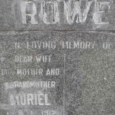 ROWE Muriel 1912-1967