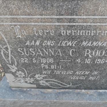ROOS Susanna C. 1906-1964