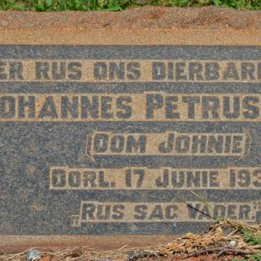 ROUX Johannes Petrus -1936