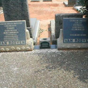 ROOYEN Walter, van 1894-1965 &amp; Hettie VAN APPEL 1900-1953