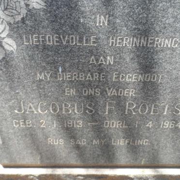 ROETS Jacobus F. 1913-1964