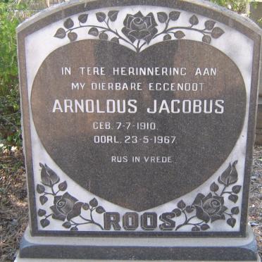 ROOS Arnoldus Jacobus 1910-1967