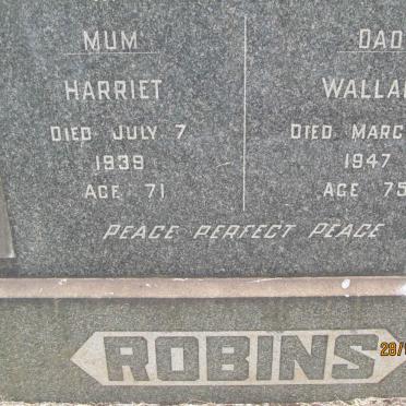 ROBINS Wallace -1947 &amp; Harriet -1939