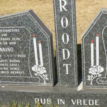 ROODT Rodney Hercules 1940-2010 :: ROODT Henning 1972-2000