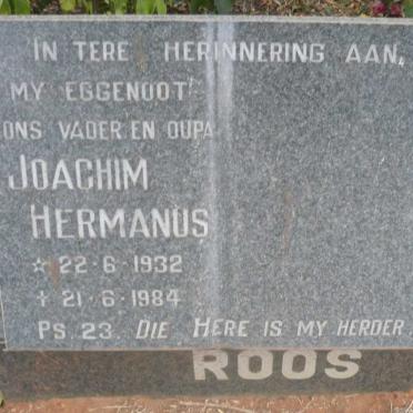 ROOS Joachim Hermanus 1932-1984
