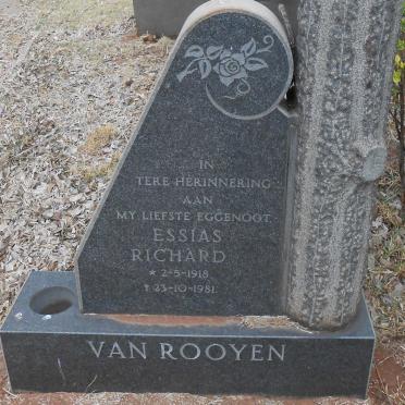 ROOYEN Essias Richard, van 1918-1981