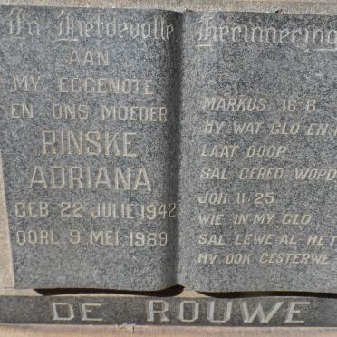 ROUWE Rinske Adriana, de 1942-1969