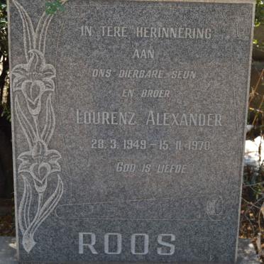 ROOS Lourenz Alexander 1949-1970