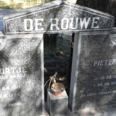 ROUWE Pieter, de 1912-1997 &amp; Guurtje FRAAIJ 1911-1996