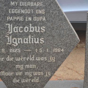 ROOS Jacobus Ignatius 1925-1984