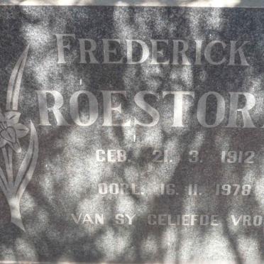 ROESTORFF Frederick J. 1912-1978