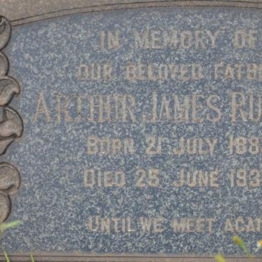 RUMBLE Arthur James 1883-1934