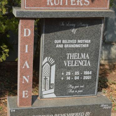 RUITERS Diane Thelma Velencia 1964-2001